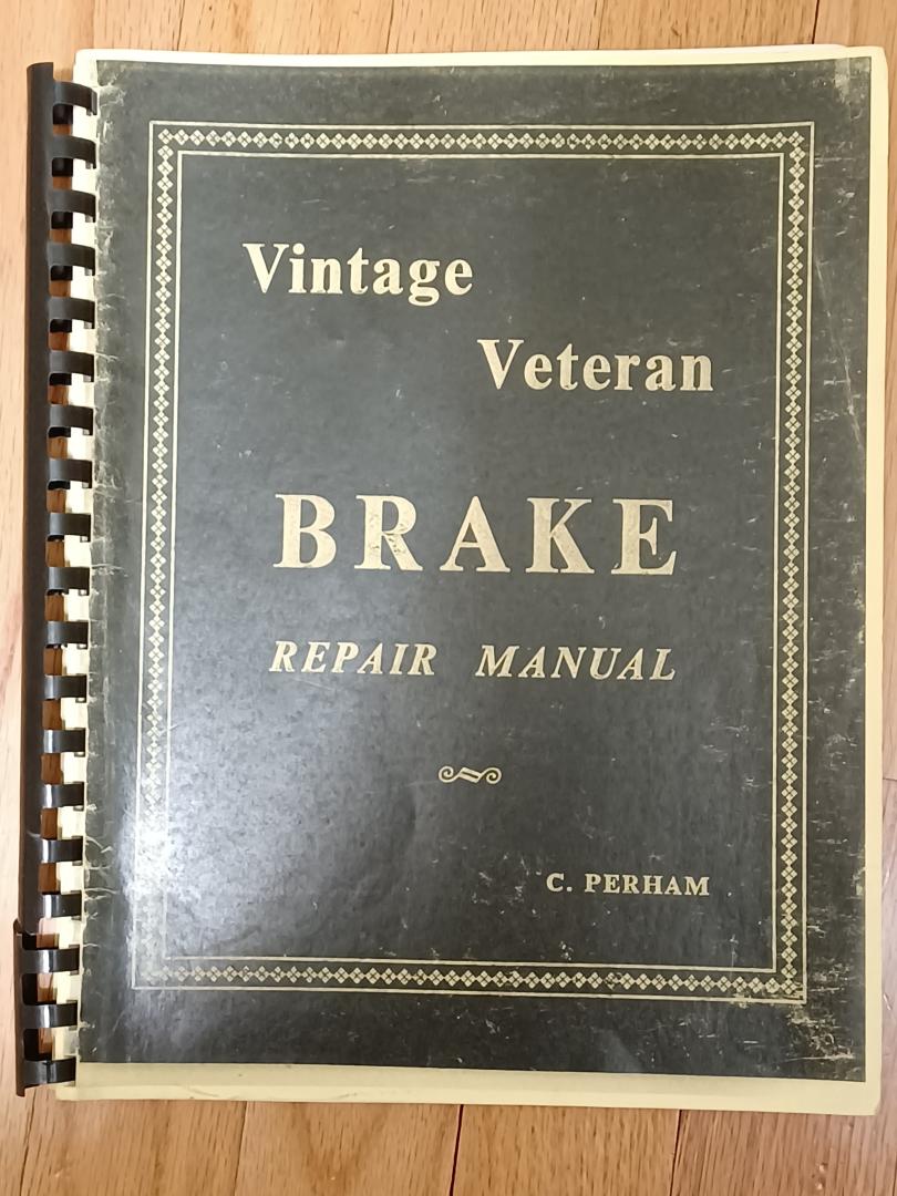 Front cover Brake Repair Manual